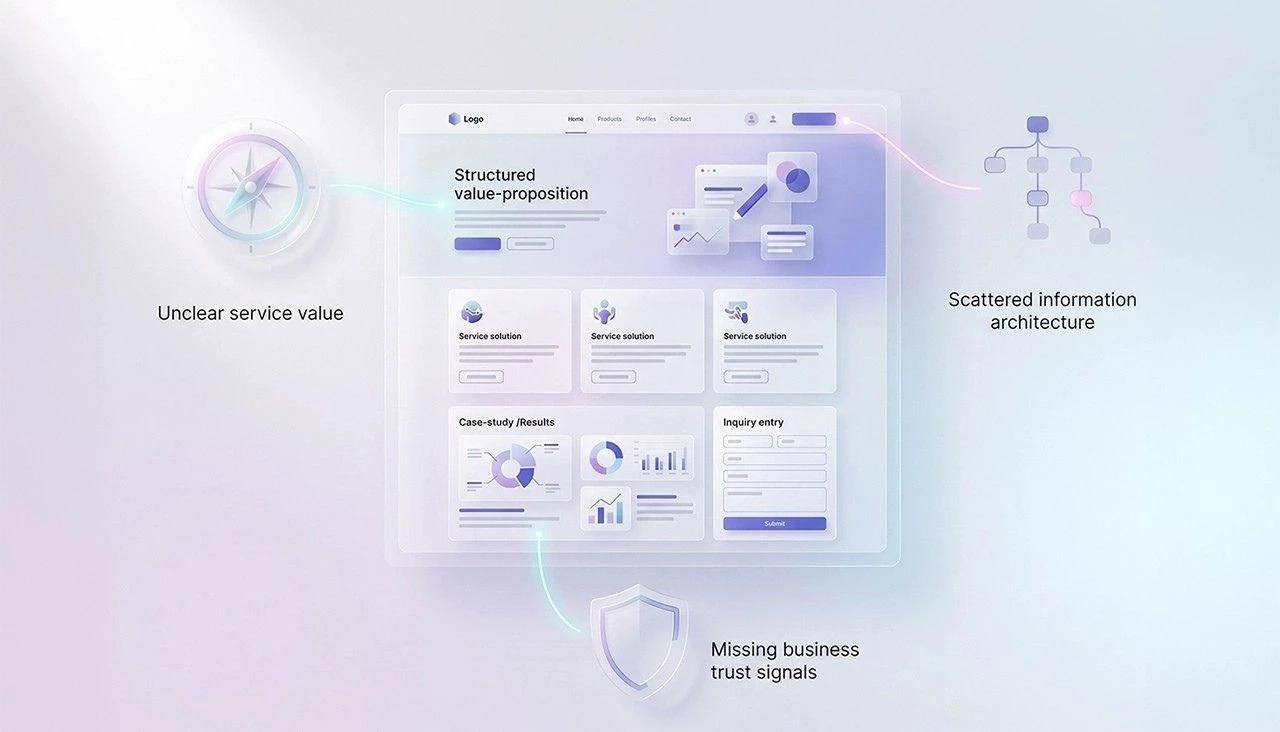 B2B官網設計常見3大問題-B2B企業網站設計